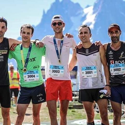 1er scratch cross du Mont-Blanc Chamonix