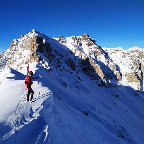 Montée Givrée à Orcières 1er au scratch